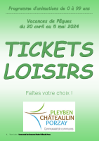 Programme Tickets loisirs Pâques 2024